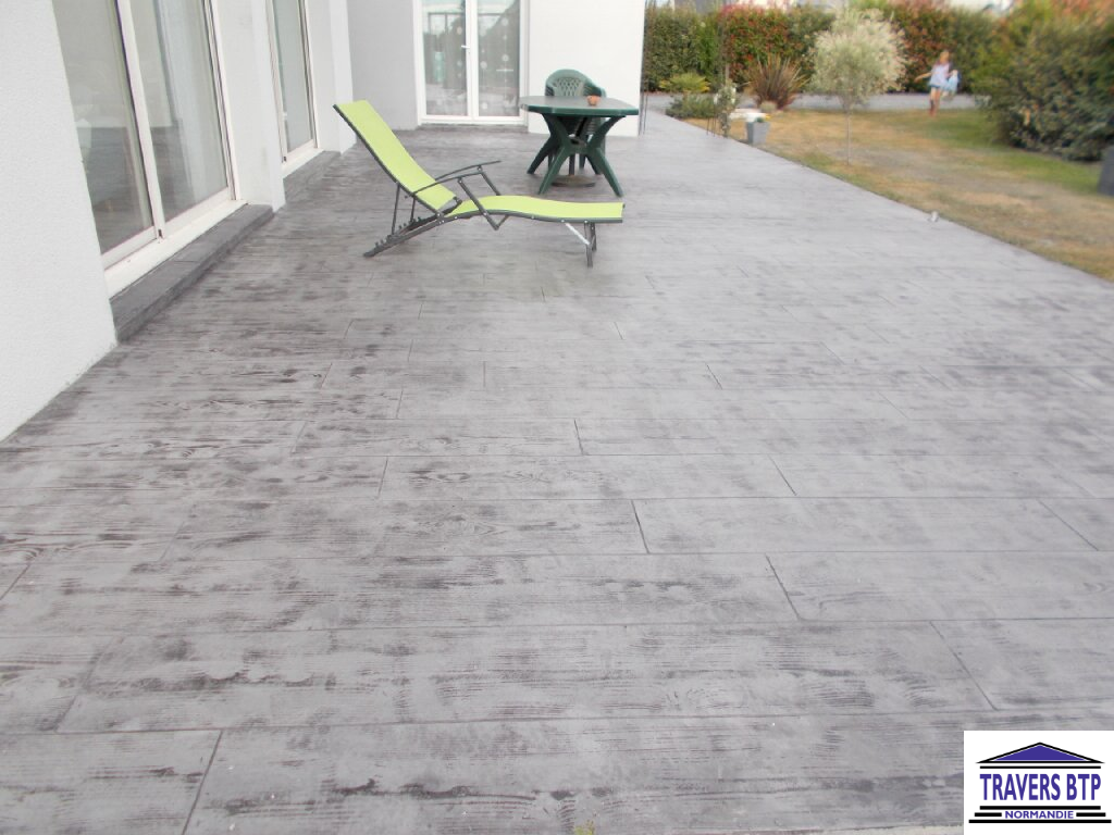 TRAVERS BTP - GIEVILLE 50 - Béton décoratif 2 beton decoratif en Normandie